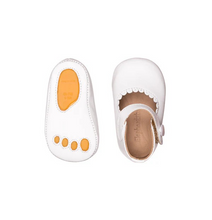 Load image into Gallery viewer, White Leather Baby Mary Jane
