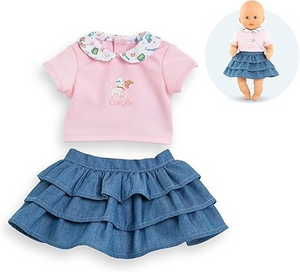 Corolle Doll Weekend in Paris Top & Skirt Set