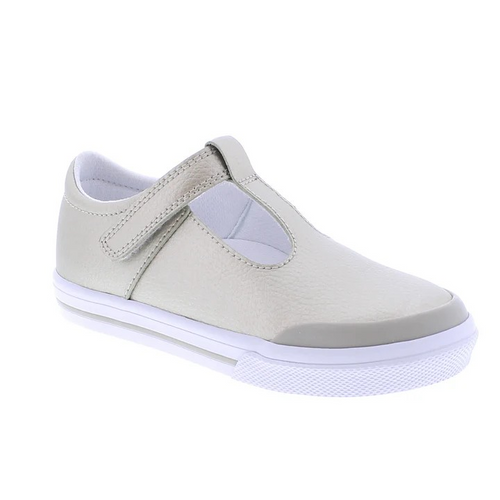 Meet the Footmates Leather Gold Drew - a beloved style for moms and kids alike! This T-Strap casual shoe is made of high-quality leather, providing both comfort and durability. Perfect for all your casual outings, these shoes will keep your feet in style and your heart at ease.