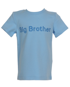 Big announcement for your little boy turning Big Brother! Custom Big Bother embroidery on chest. Comfortable polyester spandex blend knit shirt with straight sleeves and crew neck.