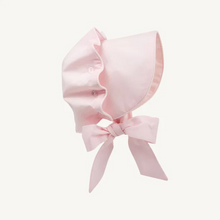 Load image into Gallery viewer, It&#39;s precious!!! The Beaufort Bonnet in Palm Beach Pink is soft, sweet, and looks darling with everything.&nbsp; Every baby girl needs a baby pink baby bonnet! Don&#39;t forget, Beaufort Bonnets are made to be worn.

Call or email us to order:
