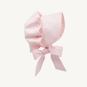 It's precious!!! The Beaufort Bonnet in Palm Beach Pink is soft, sweet, and looks darling with everything.&nbsp; Every baby girl needs a baby pink baby bonnet! Don't forget, Beaufort Bonnets are made to be worn.

Call or email us to order: