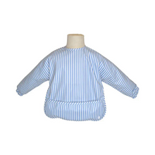 Load image into Gallery viewer, From mealtime to playtime, our&nbsp;Perfect Large&nbsp;Smock&nbsp;protects your little one&#39;s clothing without having to worry about the mess. Designed with long sleeves, comfortable elastic cuffs that prevents food from seeping in, and a snap closure in the back for easy on and off. The front pocket catches any dropped food or drink and is a perfect place to hold supplies for any creative activity. The material is so soft that you can gently use to wipe their faces and won&#39;t harm their delicate skin. Easy t
