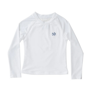 PRODOH Boys' Long-Sleeve Rashguard Swim Shirt in Solid Bright White is a must for any youth spending time at the pool or beach. Our lined rash guards are anti pill, anti chafe, durable, form fitting and UV protective for kids who want to surf and boogie board til dusk. Rashguards coordinate with swim trunks! Share your captured #PRODOHmoments with us on Instagram @prodohkids.

UPF 50+ 82% Nylon 18% Spandex Swim Fabric
Fully Lined Bodice
Comfort Stretch Slim Fit
Machine Washable
Designed in USA and Imported
