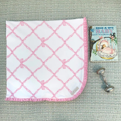 Baby Buggy Blanket in Belle Meade Bow