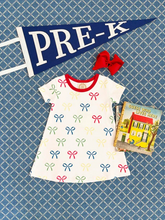 Load image into Gallery viewer, Polly Play Dress in Ribbon Reminder with Richmond Red

