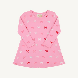 Our Long Sleeve Polly Play Dress is a must have for your little lady! Featuring Bitty Bows, this play dress is perfect for any plans she may have!