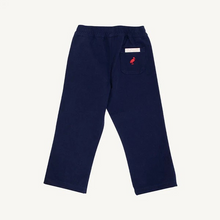 Load image into Gallery viewer, Our Sheffield Pants in Nantucket Navy with Richmond Red Stork are a must-have this fall season. They are the perfect, no-hassle pant. You&#39;ll find yourself reaching for these classic pants all season long! 
