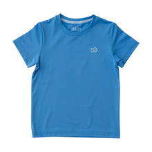 Load image into Gallery viewer, It&#39;s no secret that PRODOH&nbsp;Kids Pro Performance Short Sleeve Fishing T-shirt in Marina Blue with Father Son Fishing Boat&nbsp;artwork sells out super fast! With custom artwork on the back of each performance t-shirt it&#39;s no wonder PRODOH tees are a favorite with toddlers, kids, and youth boys and girls. Fabric is UV protective, fast drying, pill-resistant and soft on the skin!! Available in sizes 4t-12/14.

UPF 50+ 90% Polyester 10% Lycra
Fast Drying
Pill Resistant
Machine Washable
