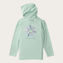 Load image into Gallery viewer, Girl's Pro Performance Hoodie T-shirt Mist Green
