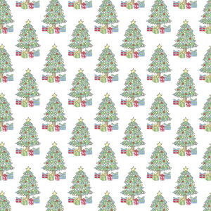 Carlin Girls' Lounge Dress - Under the Christmas Tree