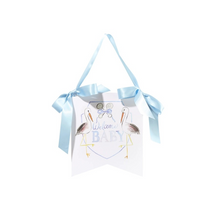Load image into Gallery viewer, &quot;Welcome Baby&quot; Stork Hanger
