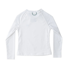 Load image into Gallery viewer, PRODOH Boys&#39; Long-Sleeve Rashguard Swim Shirt in Solid Bright White is a must for any youth spending time at the pool or beach. Our lined rash guards are anti pill, anti chafe, durable, form fitting and UV protective for kids who want to surf and boogie board til dusk. Rashguards coordinate with swim trunks! Share your captured #PRODOHmoments with us on Instagram @prodohkids.

UPF 50+ 82% Nylon 18% Spandex Swim Fabric
Fully Lined Bodice
Comfort Stretch Slim Fit
Machine Washable
Designed in USA and Imported

