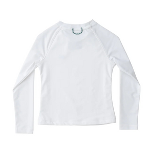 PRODOH Boys' Long-Sleeve Rashguard Swim Shirt in Solid Bright White is a must for any youth spending time at the pool or beach. Our lined rash guards are anti pill, anti chafe, durable, form fitting and UV protective for kids who want to surf and boogie board til dusk. Rashguards coordinate with swim trunks! Share your captured #PRODOHmoments with us on Instagram @prodohkids.

UPF 50+ 82% Nylon 18% Spandex Swim Fabric
Fully Lined Bodice
Comfort Stretch Slim Fit
Machine Washable
Designed in USA and Imported
