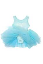 Load image into Gallery viewer, Introducing our enchanting Frozen-inspired Tutu Dress, designed to transform your little one into the ice queen herself, Elsa!

The beautiful tutu dress features a snap closure bottom for easy dressing and undressing, making it both practical and stylish. The light blue hue brings a touch of Frozen magic to every twirl, allowing your child to step into the world of Elsa&#39;s icy wonders.

Watch as your little princess embarks on a journey of imagination and adventure in this Frozen-inspired tutu dress. It&#39;s no
