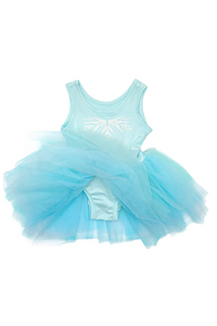 Introducing our enchanting Frozen-inspired Tutu Dress, designed to transform your little one into the ice queen herself, Elsa!

The beautiful tutu dress features a snap closure bottom for easy dressing and undressing, making it both practical and stylish. The light blue hue brings a touch of Frozen magic to every twirl, allowing your child to step into the world of Elsa's icy wonders.

Watch as your little princess embarks on a journey of imagination and adventure in this Frozen-inspired tutu dress. It's no