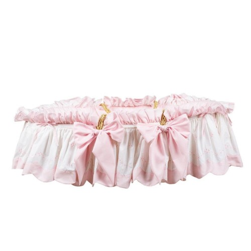 Moses Basket Scallop Dot