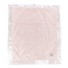 Load image into Gallery viewer, Softness and texture, everything your little snugglers are looking for! This sweet, cuddly blanket, with its nibble fur and satin binding, is perfect for cozy cuddles and comforting moments. Your little one will love snuggling up with this blanket, feeling the gentle touch of the softest fur and the silky satin. Whether it’s bedtime, movie night or just a quiet moment, this blanket is sure to bring comfort and joy. Let the snuggles begin!
