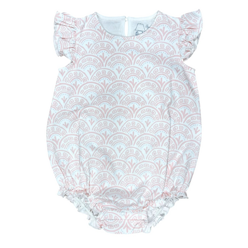 The Pink Scallop Girls Sleeveless Classic Bubble combines elegance and playful charm, making it ideal for everyday adventures, imaginative play, and joyful occasions.  

Classic and charming style.
Perfect for playtime, parties, and special moments.
Pima Cotton