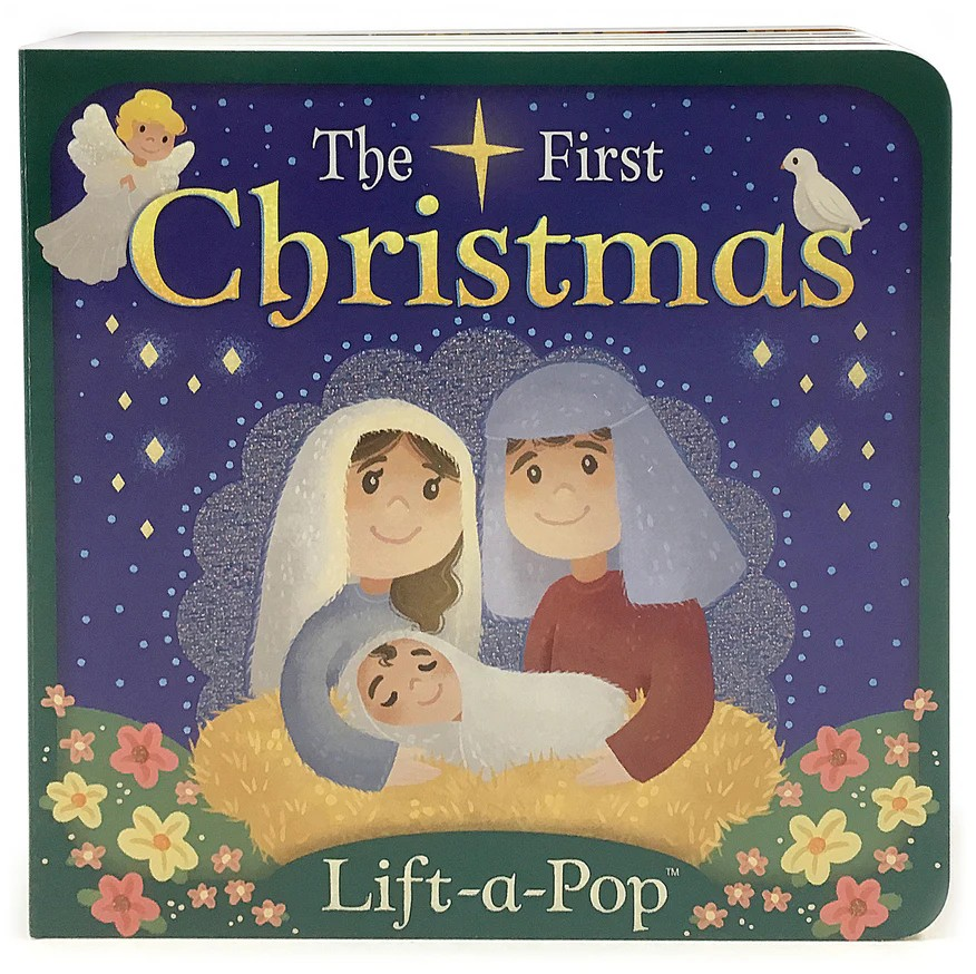 Share the story of the first Christmas with your little one! A classic story of The First Chrismas travels along with Mary and Joseph to the town of Bethlehem where baby Jesus is born. A simple story engages toddlers with lift-a-flap pages where they can learn and enjoy the traditional telling of Jesus's birth and the meaning of Christmas.