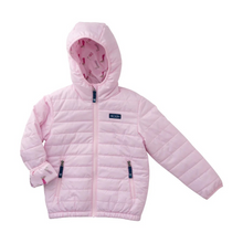 Load image into Gallery viewer, Girls Hooded Puffer Jacket in Pink
