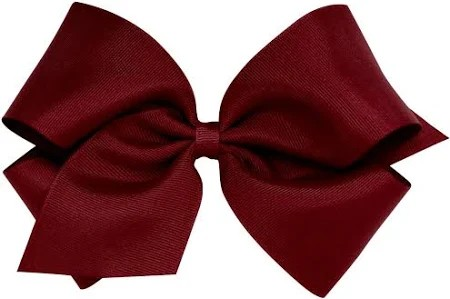 Wine Grosgrain Bow