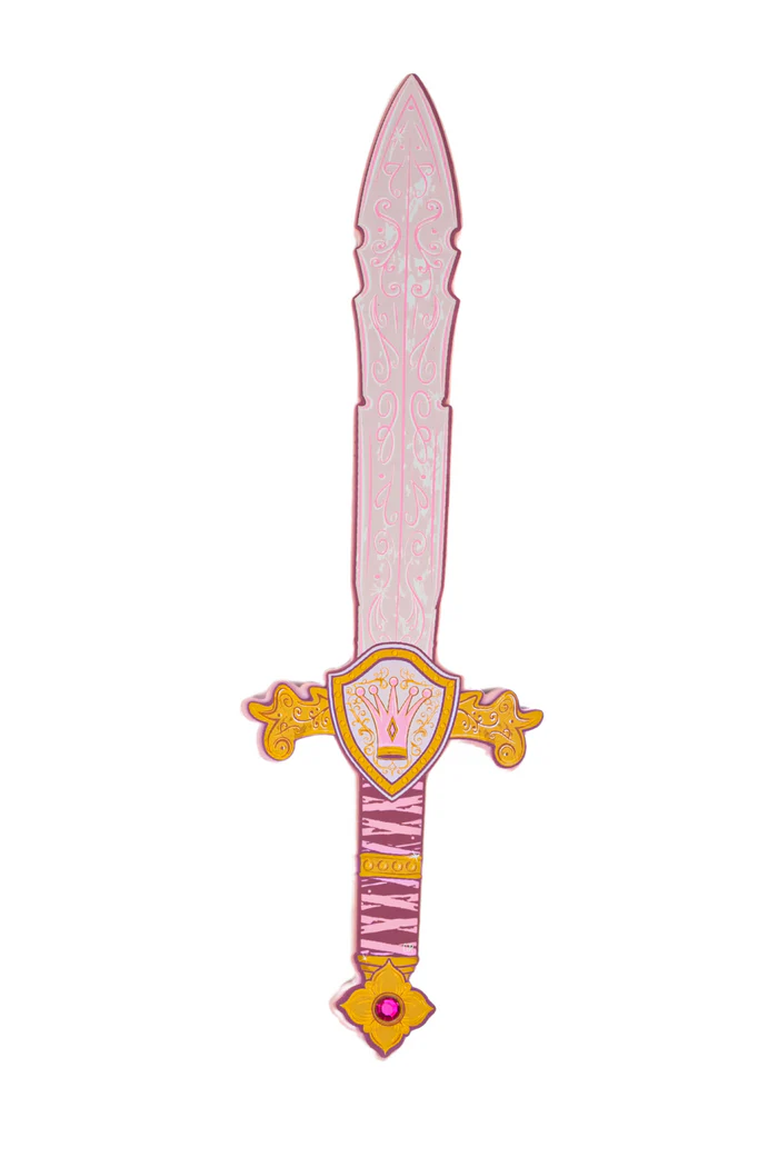 Equip your little one with the Princess Power EVA Sword and let their imagination soar! Crafted from lightweight EVA foam, this sword is perfect for fearless princesses ready to defend their kingdom with both beauty and bravery.

The sword features a dazzling hilt adorned with sparkling gem and intricate floral designs, mirroring the elegance of the matching shield. Its blade is embellished with intricate pink detailing, adding a bold, royal touch.

Designed for safe play, this sword is a must-have for epic