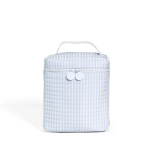 Load image into Gallery viewer, Quilted Pimlico Go Go Lunch &amp; Bottle Bag from TRVL Design.&nbsp;

Whether heading to preschool, day care, camp, or a family outing the adorable&nbsp;Go Go Lunch &amp; Bottle Bag&nbsp;has plenty of room for your child&#39;s meal, drink, and a snack.&nbsp;&nbsp;It’s compact enough to fit inside their&nbsp;backpack&nbsp;and the 2-way zip design makes it simple for&nbsp;kiddos&nbsp;to open themselves. Perfect storage for baby bottles too and has an inside mesh pocket for ice packs, love notes and fits most bent
