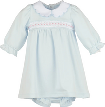 Load image into Gallery viewer, Warm Winter Home Smock Dress - Blue
