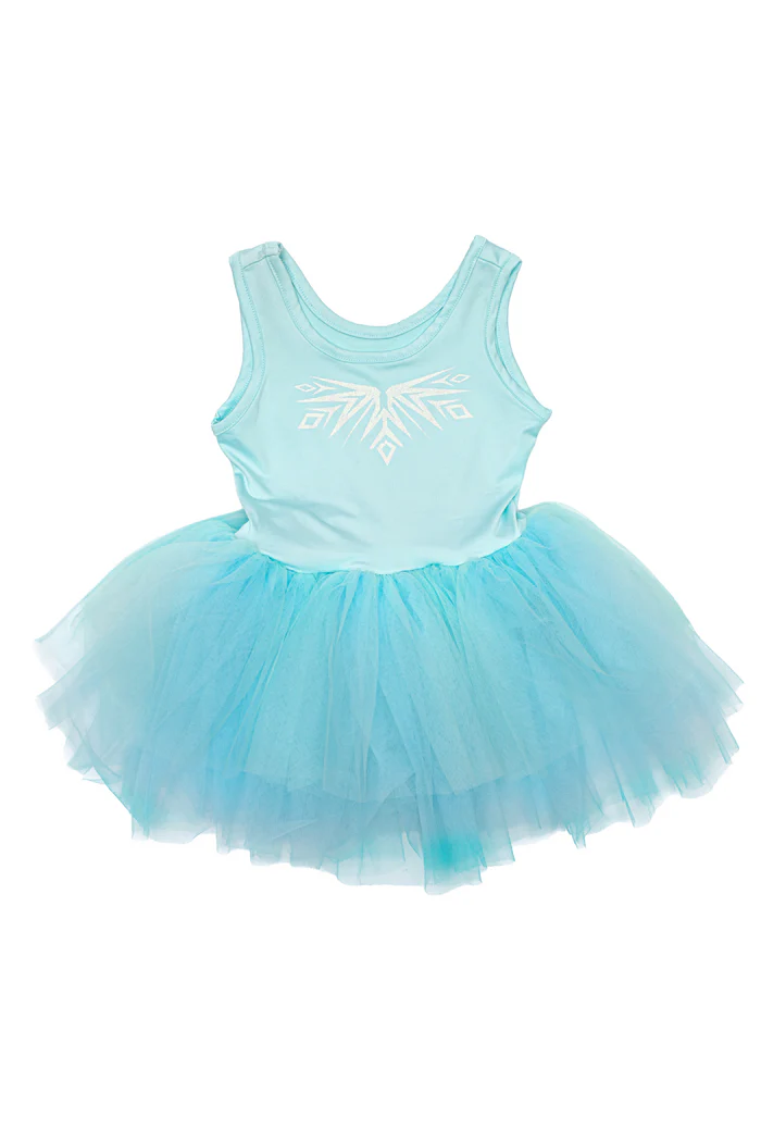 Introducing our enchanting Frozen-inspired Tutu Dress, designed to transform your little one into the ice queen herself, Elsa!

The beautiful tutu dress features a snap closure bottom for easy dressing and undressing, making it both practical and stylish. The light blue hue brings a touch of Frozen magic to every twirl, allowing your child to step into the world of Elsa's icy wonders.

Watch as your little princess embarks on a journey of imagination and adventure in this Frozen-inspired tutu dress. It's no
