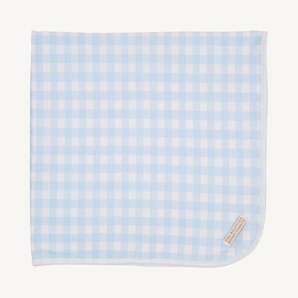 Baby Buggy Blanket- Buckhead Blue Gingham