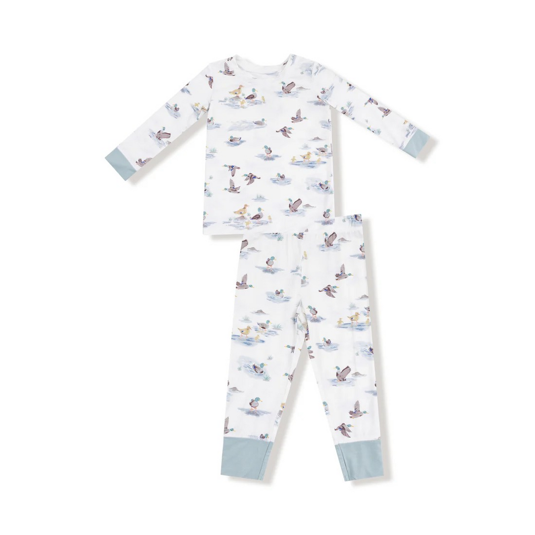 Migrating Mallards Long Sleeve Pajama Set