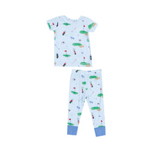 Load image into Gallery viewer, Stay cool and comfortable all night with Angel Dear&#39;s Boys Golf Things Pajama Set. Made from 100% bamboo, these adorable short sleeve top and pant sets feature a charming golf motif. Perfect for your golfer, these pajamas will quickly become a favorite, providing a restful night&#39;s sleep in style.
