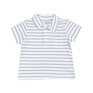 Elevate your little one's wardrobe with our Toddler Boys French Stripe Polo and Muslin Short Set! Made from soft bamboo fabric, this set includes a stylish striped polo and coordinating blue shorts. Perfect for a comfortable and classic summer look.