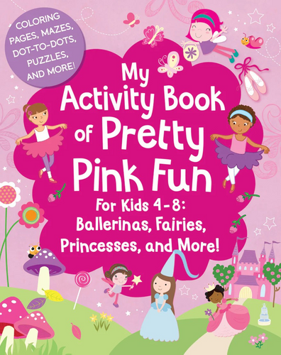 Perfect gift idea for kids ages 4 to 8! This fun activity book is filled with delightful stories, coloring pages full of ballerinas, princesses, and fairies, and engaging activities:

PACKED FULL OF ACTIVITIES: Coloring, Dot-to-Dot, Stories, Find the Difference, Matching, Drawing, Mazes, Search and Find, Picture Puzzles and much more!