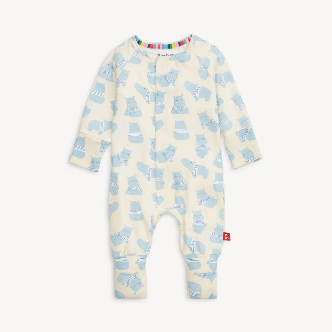 Switch from coverall to footie in a flash—our modal Convertible Coverall is designed for ultimate convenience with magnetic closures that makes diaper changes and dressing easier. It features foldover, extendable cuffs for hands and feet, to adjust for added coziness indoors or outside when you can’t find those little socks at the bottom of your diaper bag. Made from sustainable modal fabric, it’s soft, stretchy, and breathable for all-season comfort.

TENCEL™ modal is bio-based, ethically sourced, biodegra