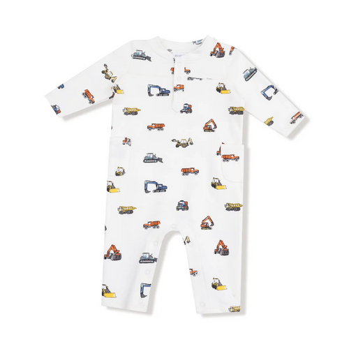 Keep your little one warm and stylish in the Uni Romper from Angel Dear — the perfect all-in-one outfit for chilly days! Featuring a charming Henley neckline for a classic touch, this romper is made with soft, breathable fabric that’s gentle on baby’s skin. The easy snap closures make diaper changes a breeze, while the relaxed fit ensures all-day coziness. Whether it’s a crisp autumn stroll or a cozy day indoors, your baby will be wrapped in warmth and cuteness!