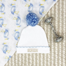 Load image into Gallery viewer, The most precious hat in all the lands is here! Who needs the hat the hospital gives you when you have this sweet knit hat to keep baby warm. This is a must have for your newest bundle of joy! Sizing is 0-3m.
