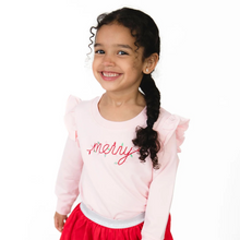 Load image into Gallery viewer, Merry Ruffle Sweatshirt

