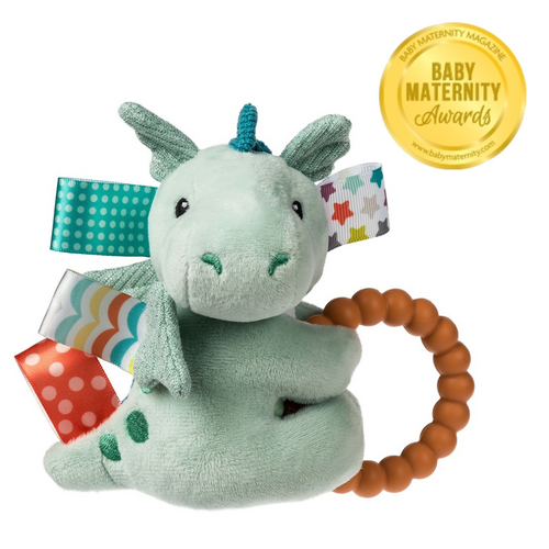 Welcome to the magical world of Drax, the enchanting green dragon who will capture hearts with his spellbinding presence. With his exquisite details, super-soft fabric and pale green color, our charismatic dragon is a true symbol of beauty and wonder.

Why we love:
– Dragons are magical, enchanting and popular!
– Dragon in our Marshmallow Zoo collection is top seller
– Lots of details like sparkly wings, embroidered trim, different textures
– Tons of tags for exploring

– 5″
– Perfect size and shape for lit