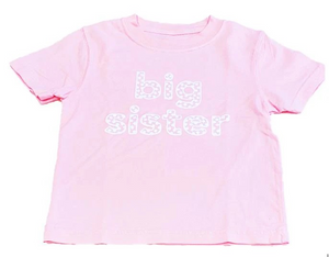 Celebrate your little one's promotion to big sister with Mustard &amp; Ketchup Kids' Short-Sleeve "Big Sister" T-Shirt. This girls' play t-shirt is perfect for showing off her new title and features short sleeves for added comfort. Empower your child and make her feel special with this playful and stylish shirt.
