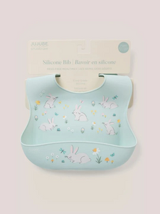 Keep your baby’s clothes clean and dry during feeding time with a nontoxic, food-grade Silicone Bib from JuJuBe × Studio Oh! Made for babies 4 months and older, these bibs feature a deep front pocket to catch messes, and because they are dishwasher-safe, cleanup is fast and easy! Designed to fit comfortably and stay put, each bib features four ouch-free fasteners at the back of the neck strap, so it will stay comfortable as your baby grows. The Silicone Bib is BPA-free, PVC-free, phthalate-free, and lead-fr