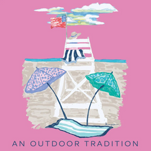 Load image into Gallery viewer, It&#39;s no secret that PRODOH Girls Pro Performance Short Sleeve Fishing T-shirt in Fuchsia Pink with Beach Lifeguard artwork sells out super fast! With custom artwork on the back of each performance t-shirt it&#39;s no wonder PRODOH tees are a favorite with toddlers, kids, and youth boys and girls. Fabric is UV protective, fast drying, pill-resistant and soft on the skin!! Available in sizes 6 month-youth large 12/14.

UPF 50+ 90% Polyester 10% Lycra
Fast Drying
Pill Resistant
Machine Washable
Designed in the USA
