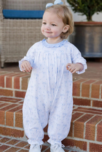 Load image into Gallery viewer, Girls Blue Bows Knit Lila Long Bubble
