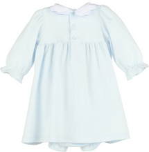 Load image into Gallery viewer, Warm Winter Home Smock Dress - Blue
